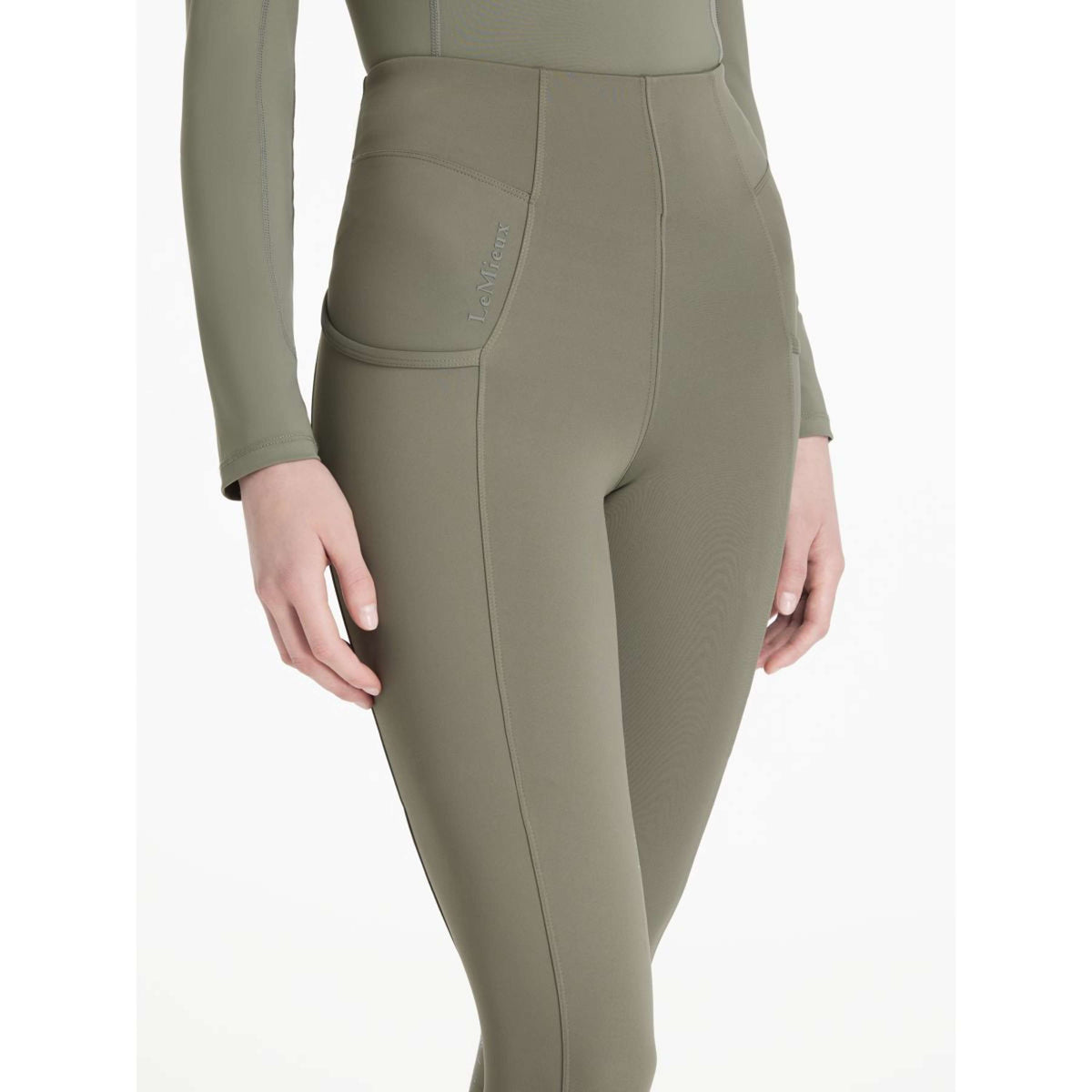 LeMieux Leggings da Equitazione Naomi Rosemary
