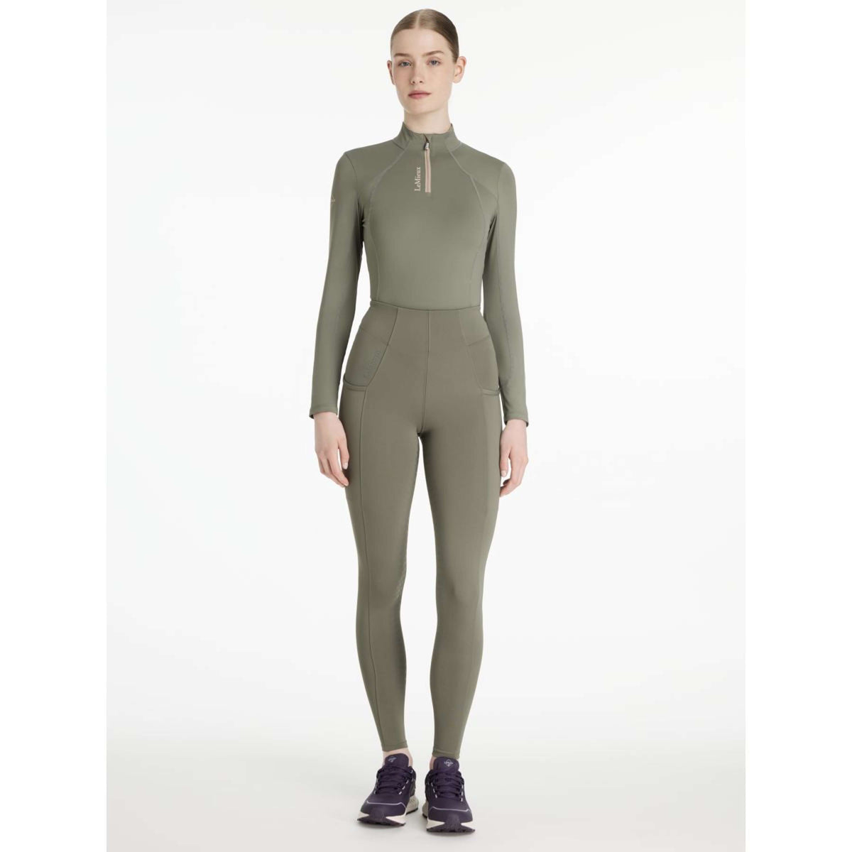 LeMieux Leggings da Equitazione Naomi Rosemary