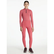 LeMieux Leggings da Equitazione Young Rider Orla Full Grip Cranberry