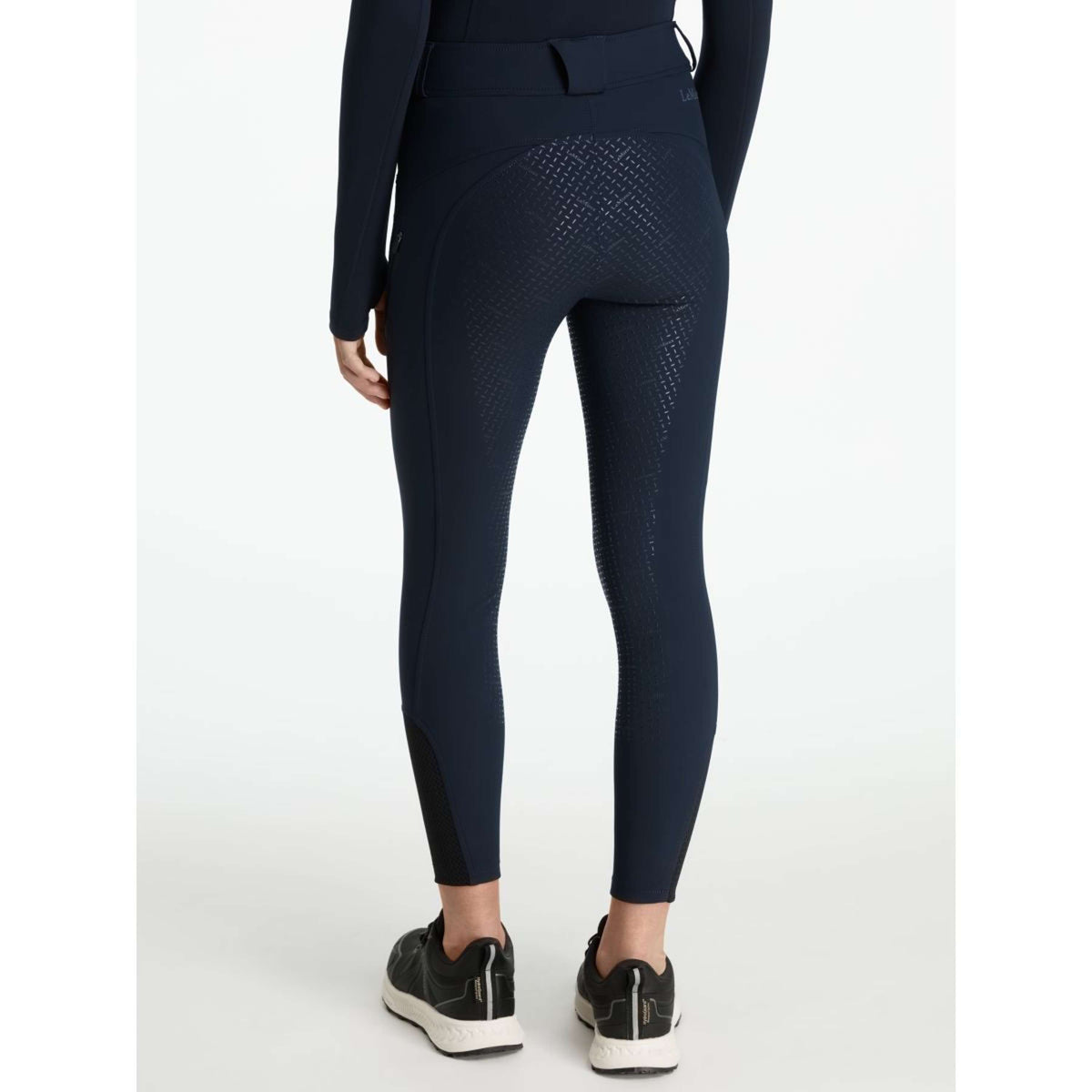 LeMieux Leggings da Equitazione Young Rider Ella Brushed Full Grip Navy