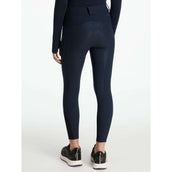 LeMieux Leggings da Equitazione Young Rider Ella Brushed Full Grip Navy