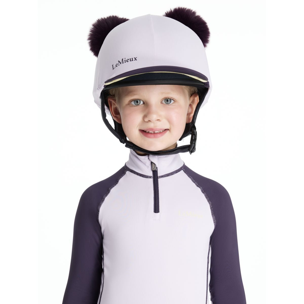 LeMieux Copricappuccio Mini Double Pom Bambini Lilla