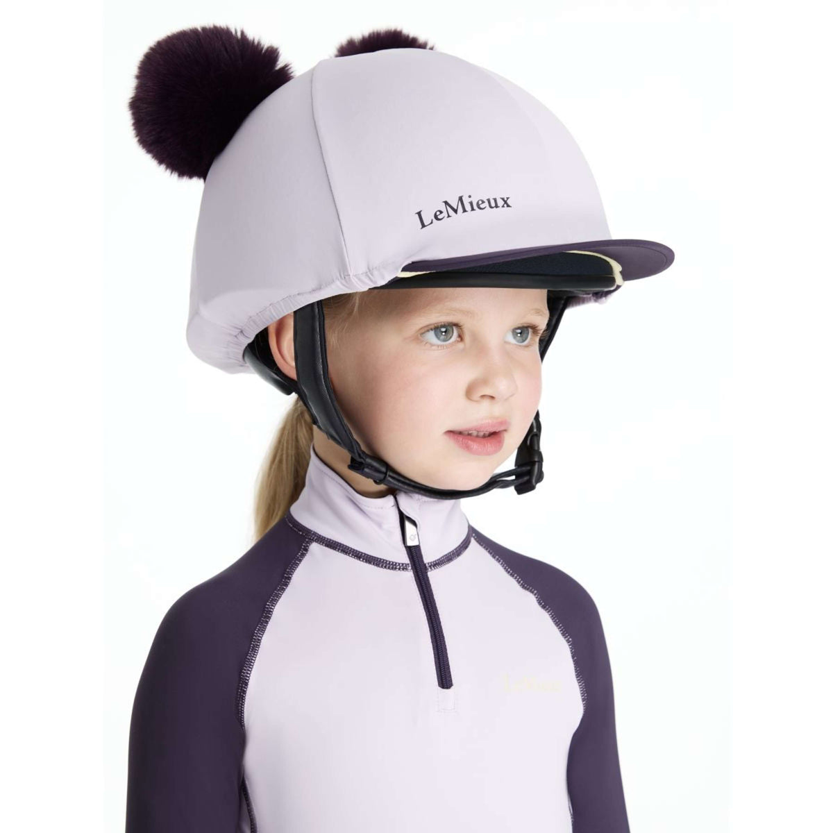 LeMieux Copricappuccio Mini Double Pom Bambini Lilla