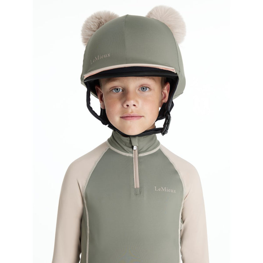 LeMieux Copricappuccio Mini Double Pom Bambini Rosemary