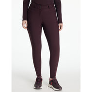 LeMieux Pantaloni da Equitazione Isabelle Full Grip Damson