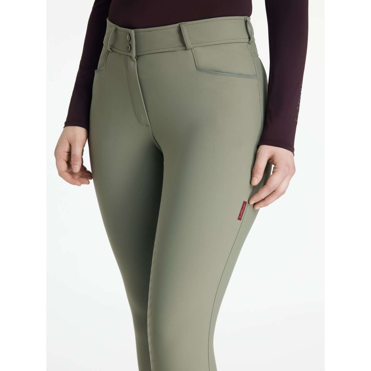 LeMieux Pantaloni da Equitazione Isabelle Full Grip Rosemary