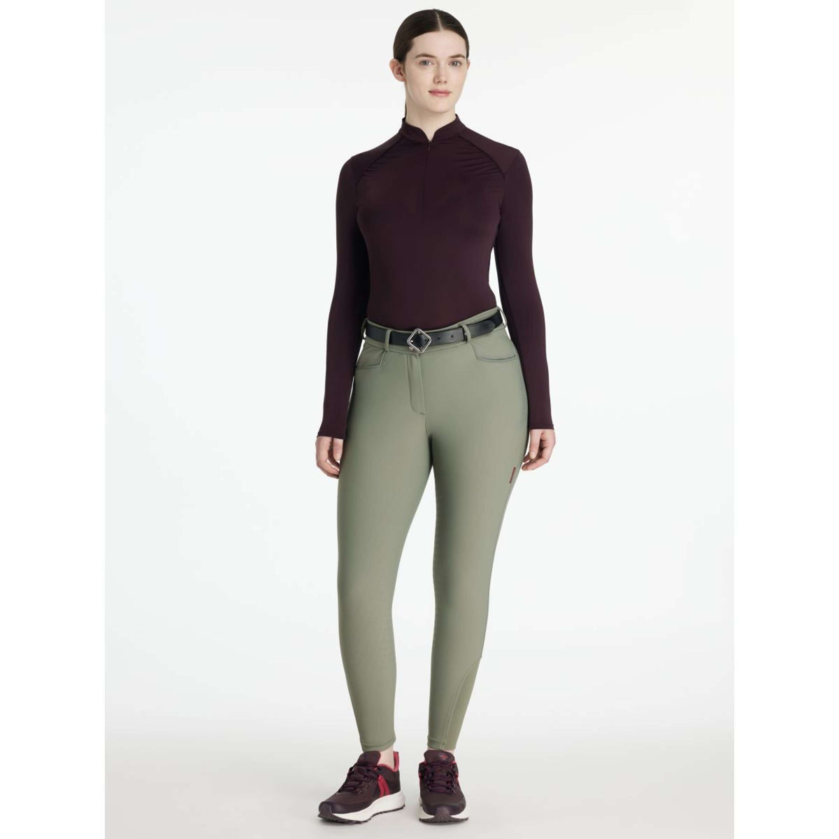 LeMieux Pantaloni da Equitazione Isabelle Full Grip Rosemary