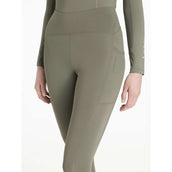 LeMieux Leggings da Equitazione Natalie Brushed Rosemary