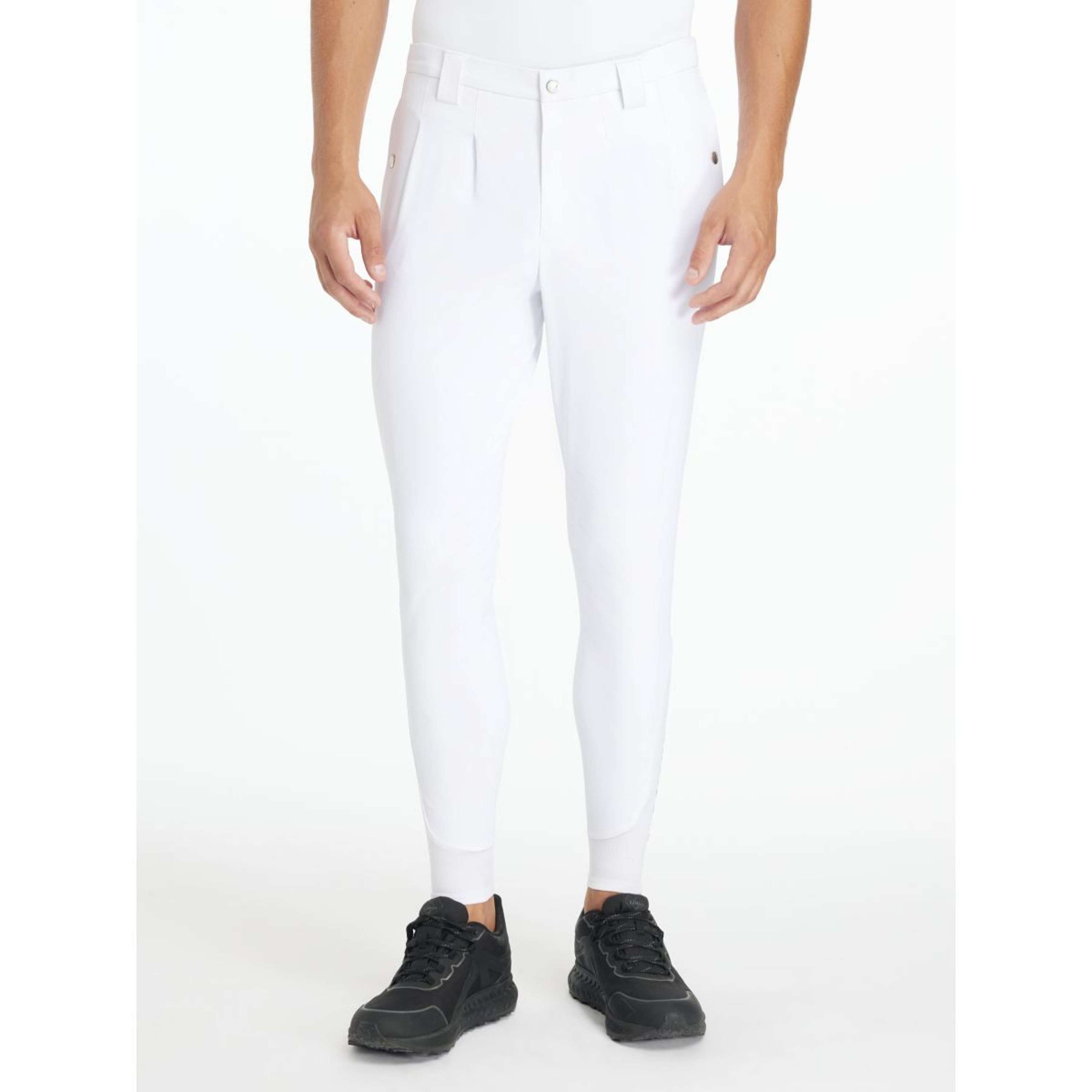 LeMieux Pantaloni da Equitazione Classique Uomini Bianco