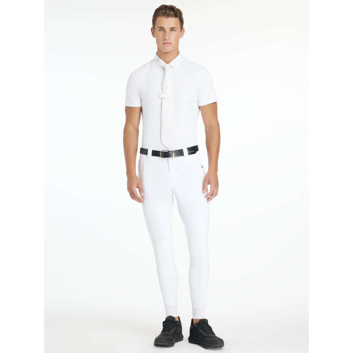 LeMieux Pantaloni da Equitazione Classique Uomini Bianco
