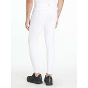 LeMieux Pantaloni da Equitazione Sports Knee Grip Uomini Bianco