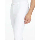 LeMieux Pantaloni da Equitazione Sports Knee Grip Uomini Bianco
