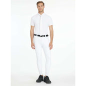 LeMieux Pantaloni da Equitazione Sports Knee Grip Uomini Bianco