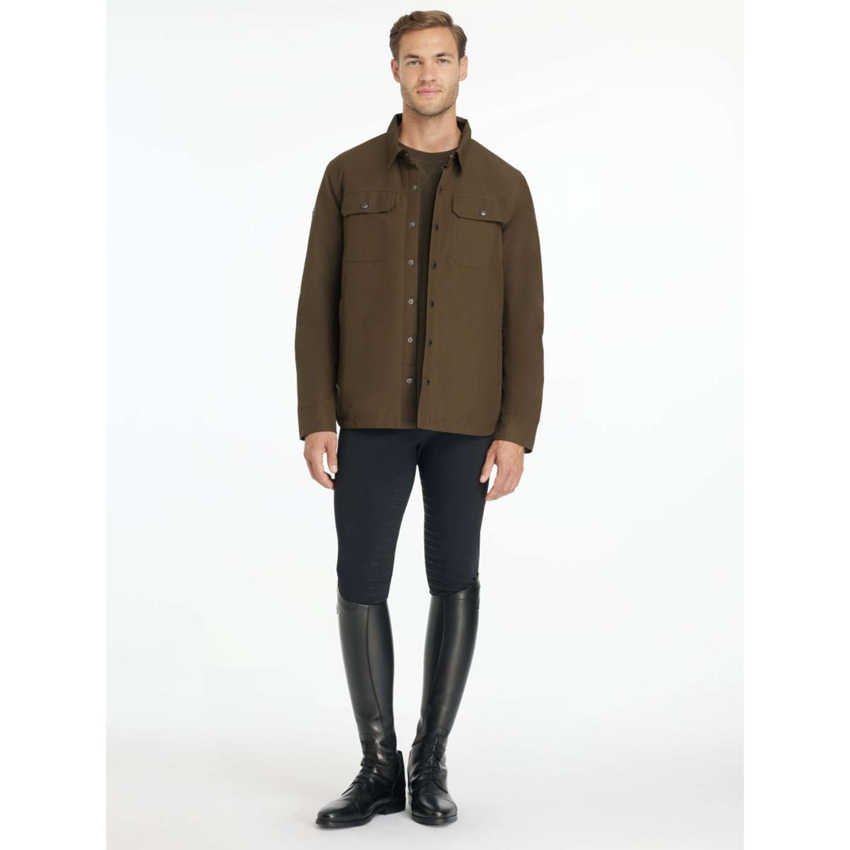 LeMieux Blusa Showerproof Shacket Uomini Alpine