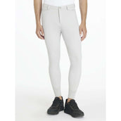 LeMieux Pantaloni da Equitazione Sports Knee Grip Uomini Grigio chiaro