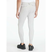 LeMieux Pantaloni da Equitazione Sports Knee Grip Uomini Grigio chiaro