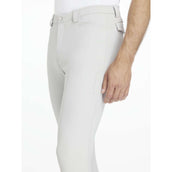 LeMieux Pantaloni da Equitazione Sports Knee Grip Uomini Grigio chiaro