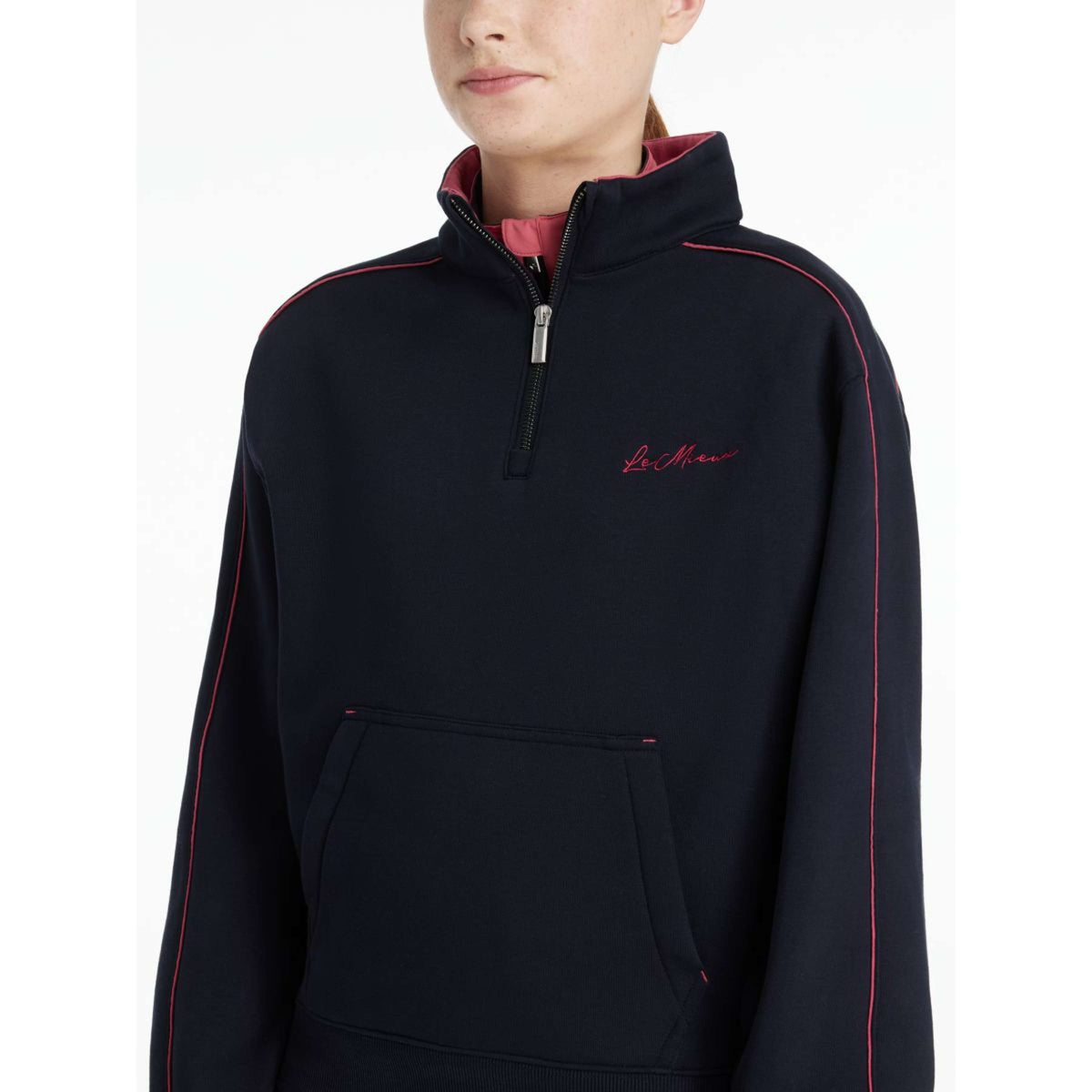 LeMieux Maglione Young Rider Kate Navy/Cranberry