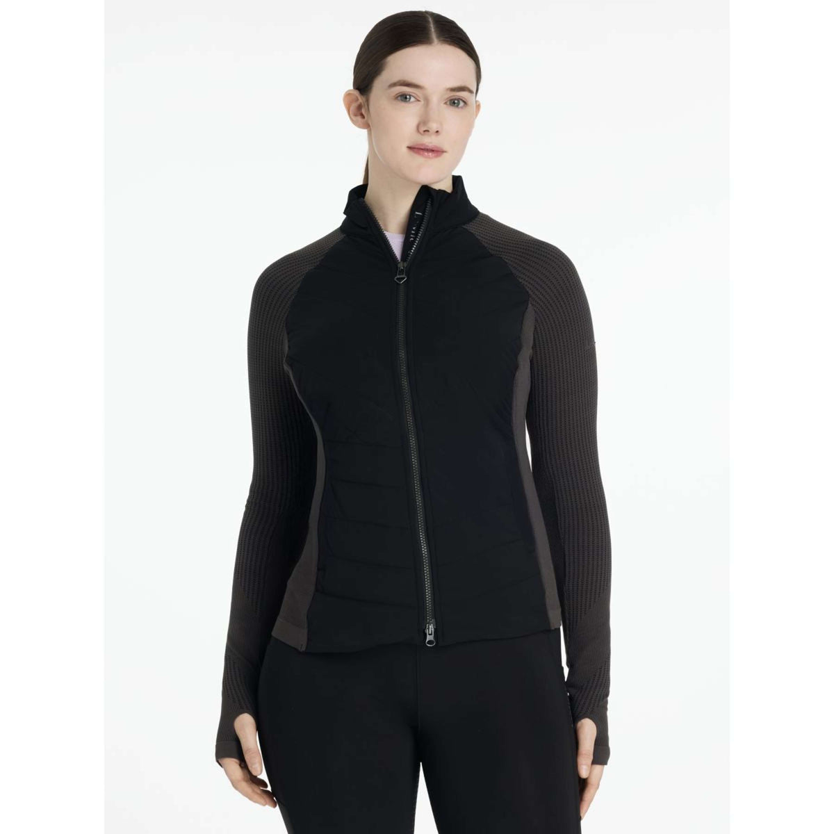 LeMieux Felpa con cappuccio e zip Maddie Nero