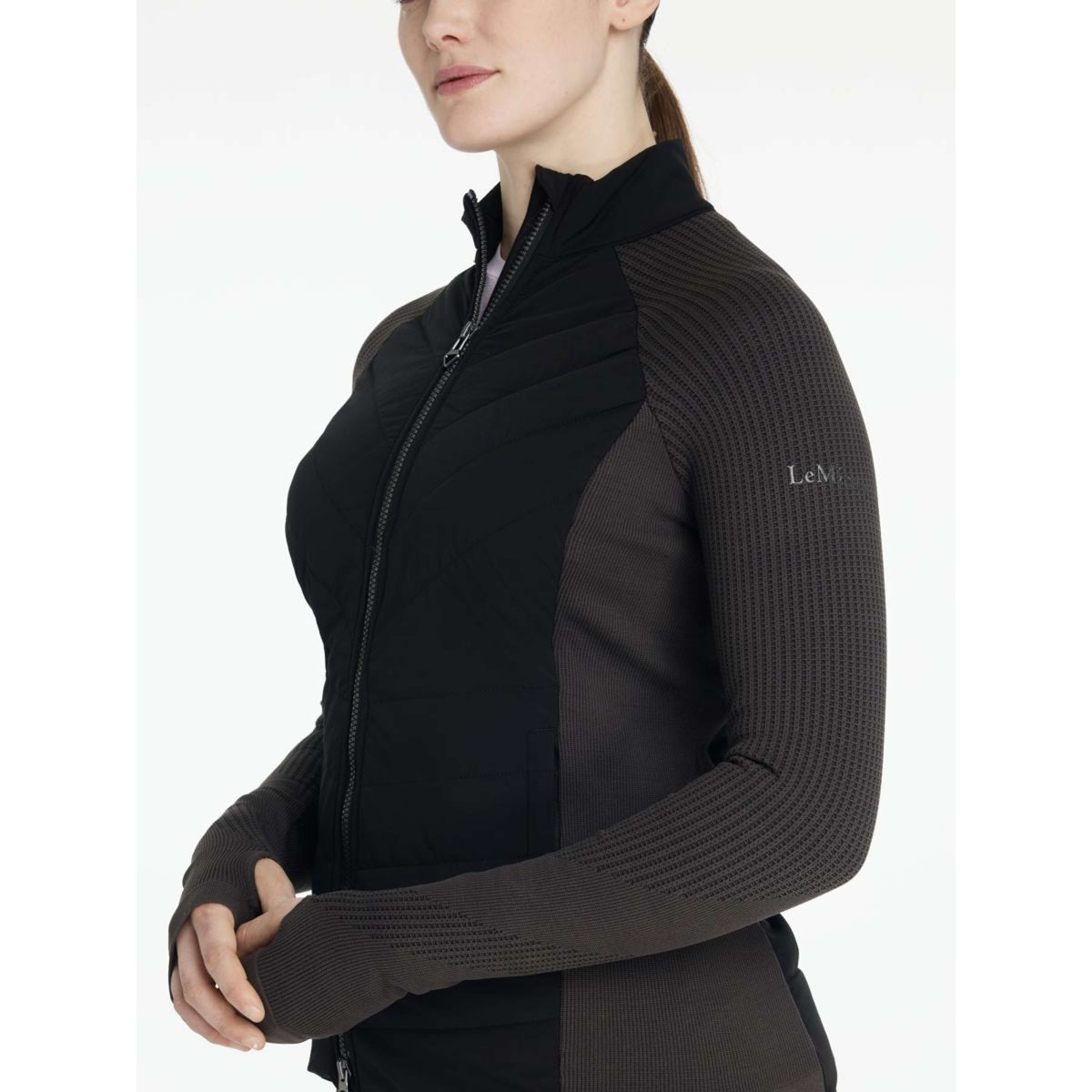 LeMieux Felpa con cappuccio e zip Maddie Nero