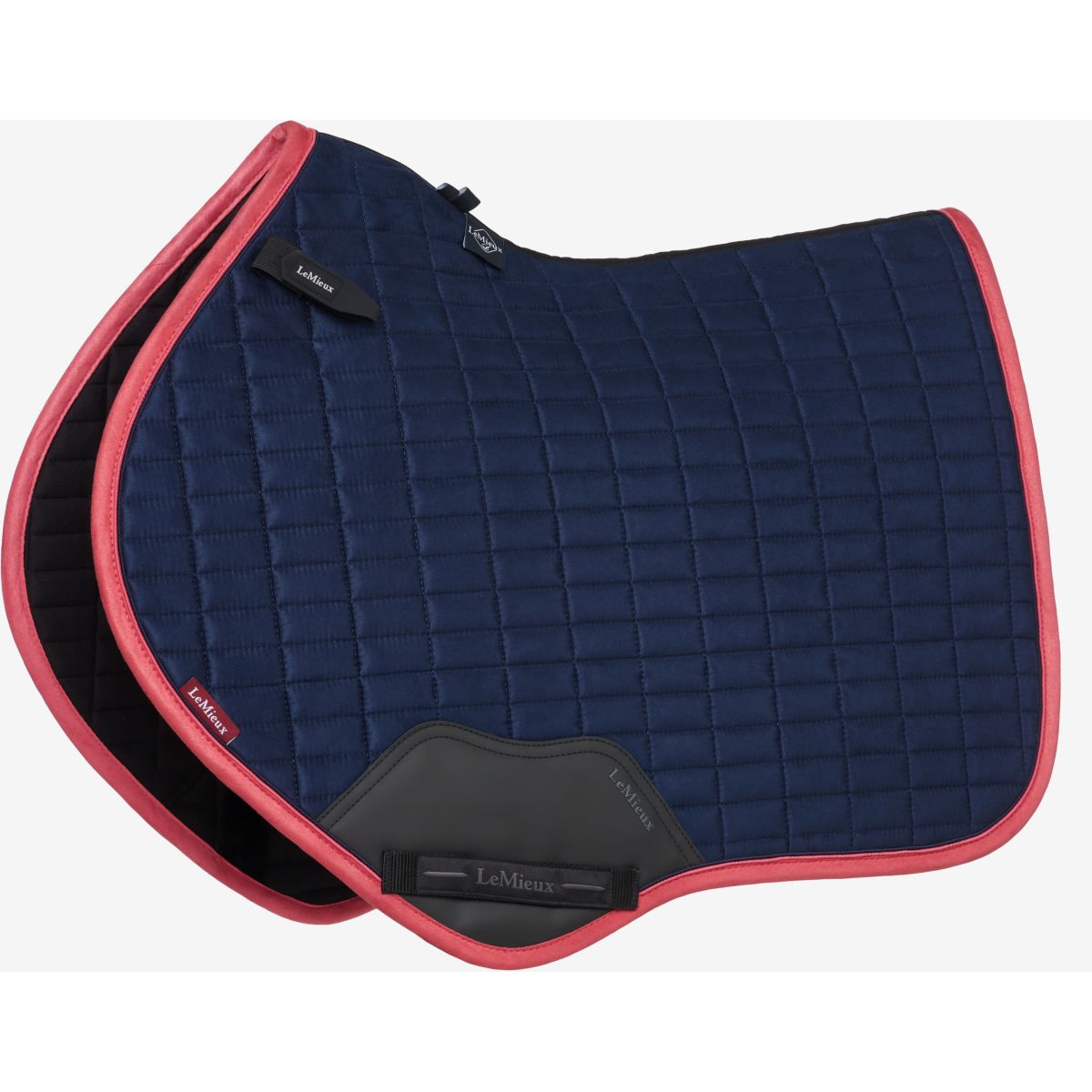 LeMieux Sottosella Suede saltando Navy/Cranberry