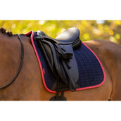 LeMieux Sottosella Suede Dressage Navy/Cranberry