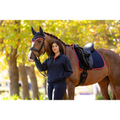 LeMieux Sottosella Suede Dressage Navy/Cranberry