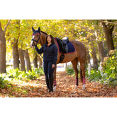LeMieux Sottosella Suede Dressage Navy/Cranberry
