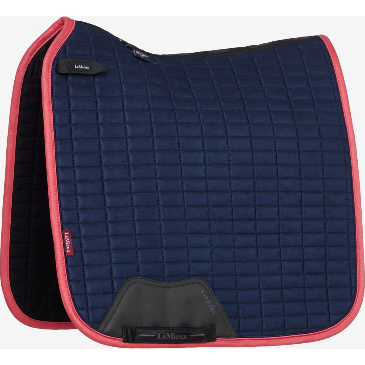 LeMieux Sottosella Suede Dressage Navy/Cranberry