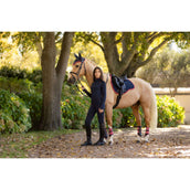 LeMieux Sottosella Suede Uso generale Navy/Cranberry