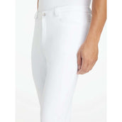 LeMieux Pantaloni da Equitazione Sports Full Grip Uomini Bianco