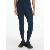 LeMieux Pantaloni da Equitazione Sports Full Grip Uomini Navy