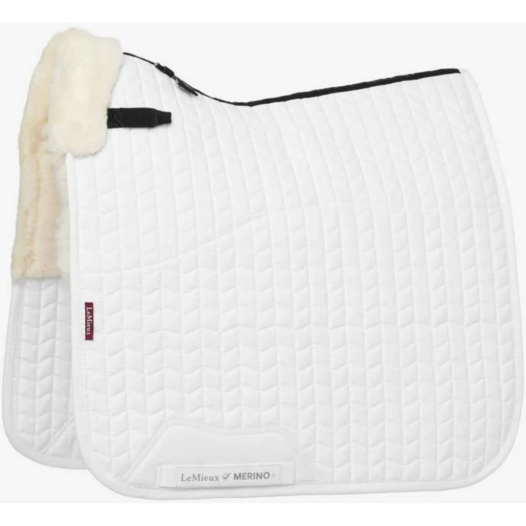 LeMieux Sottosella ProLambs Square Half Lined Dressage Wit/Natural