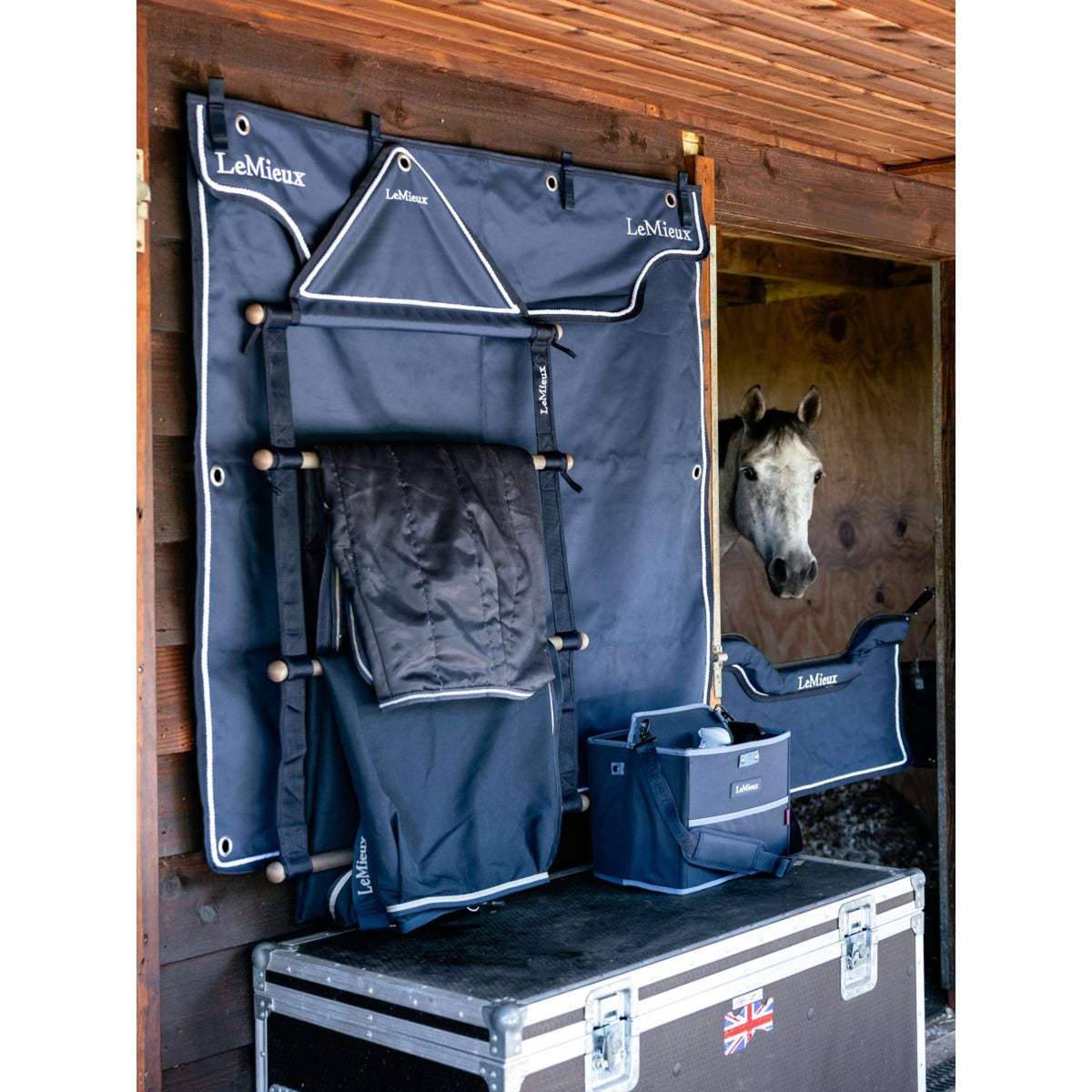 LeMieux Supporto per Coperte Navy