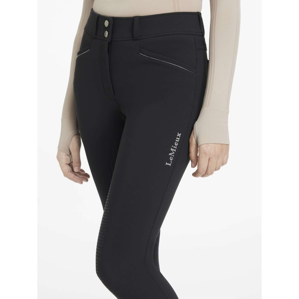 LeMieux Pantaloni da Equitazione Freya Pro Nero