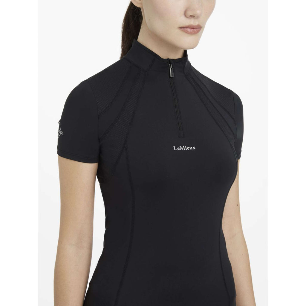 LeMieux Strato di base Mia Mesh Maniche Corte Nero