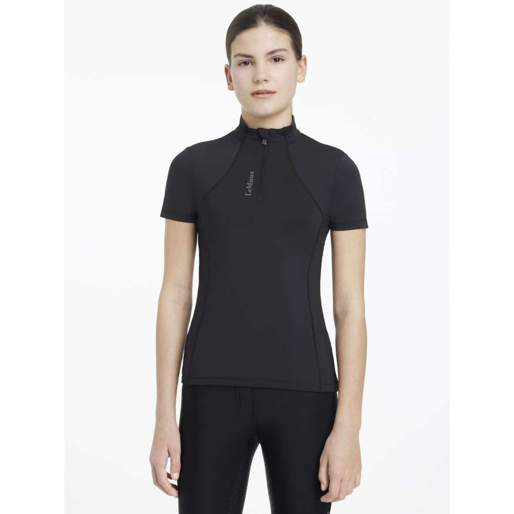 LeMieux Strato di base Young Rider Classique Maniche Corte Nero