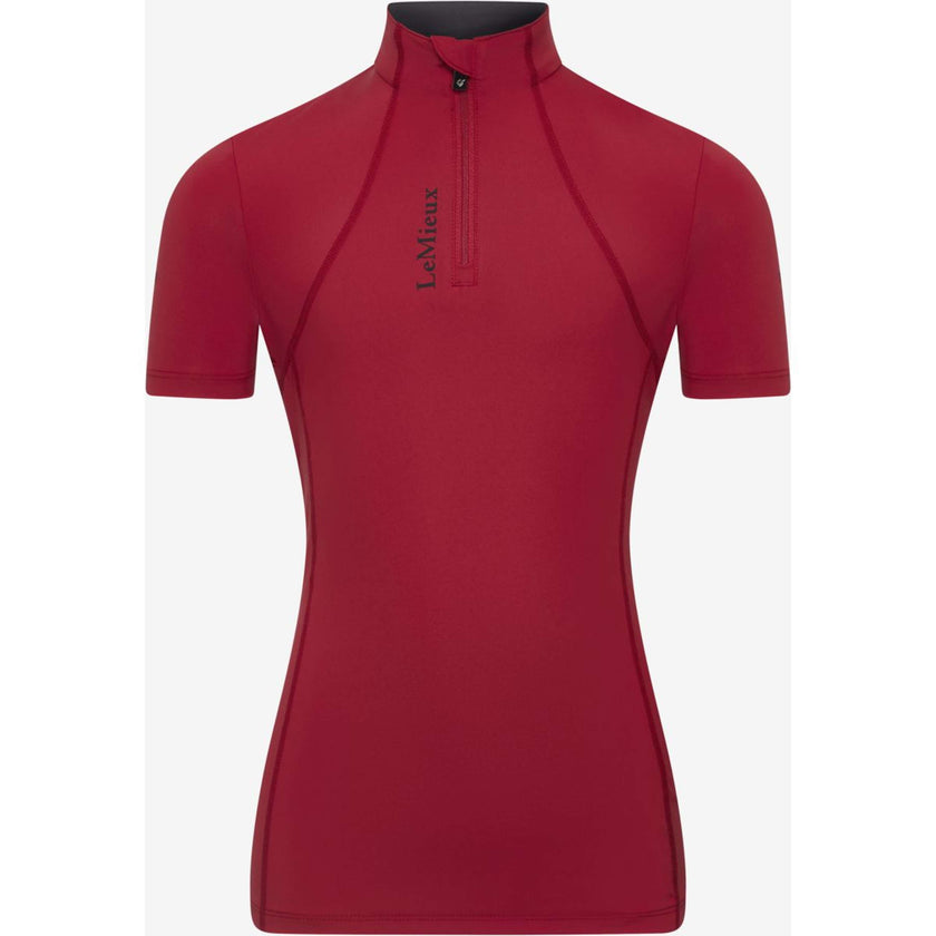 LeMieux Strato di base Young Rider Classique Maniche Corte Peperoncino LeMieux Strato di base Young Rider Classique Maniche Corte Peperoncino