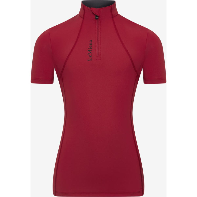 LeMieux Strato di base Young Rider Classique Maniche Corte Peperoncino