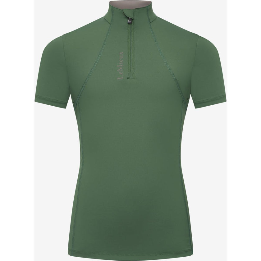 LeMieux Strato di base Young Rider Classique Maniche Corte Hunter Green