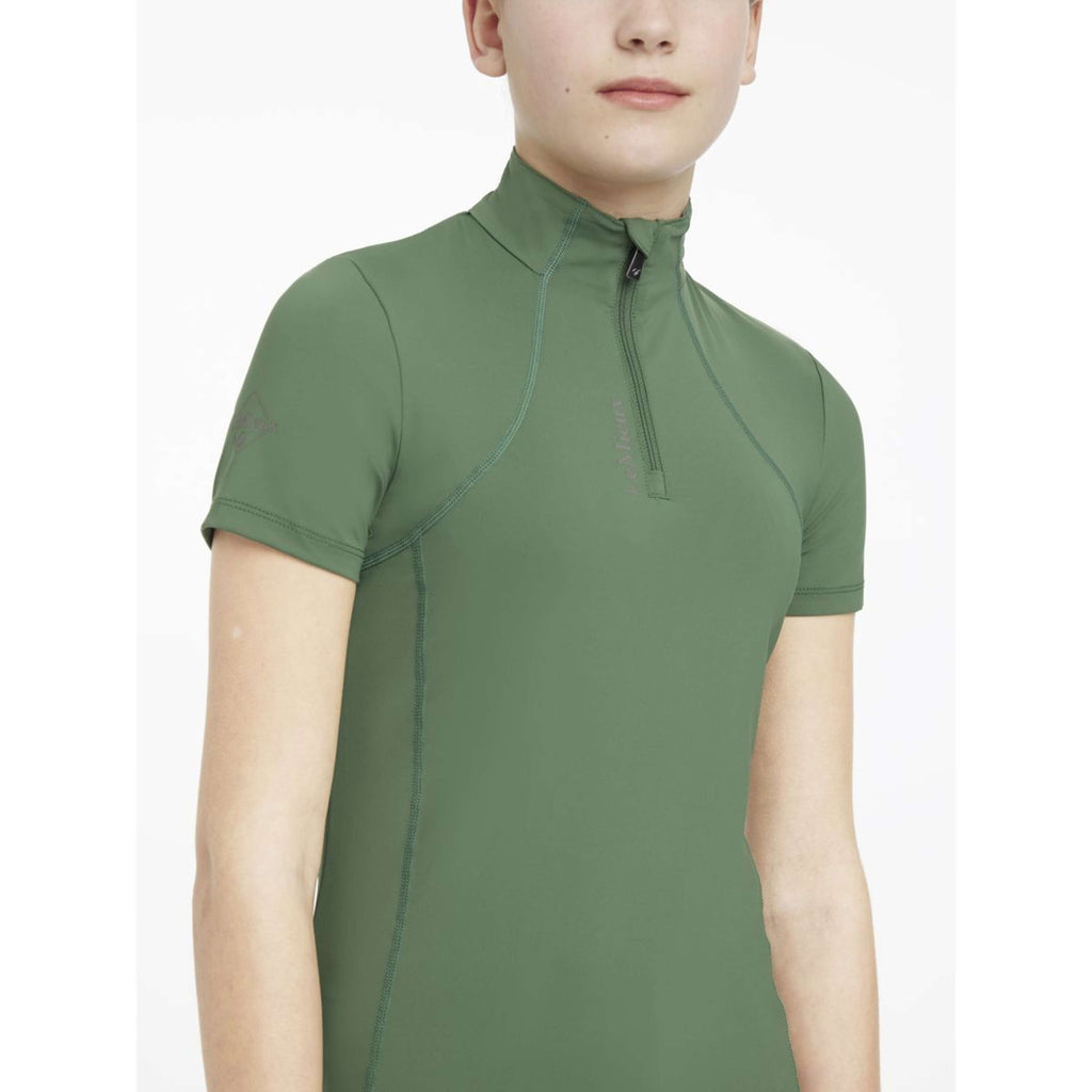 LeMieux Strato di base Young Rider Classique Maniche Corte Hunter Green