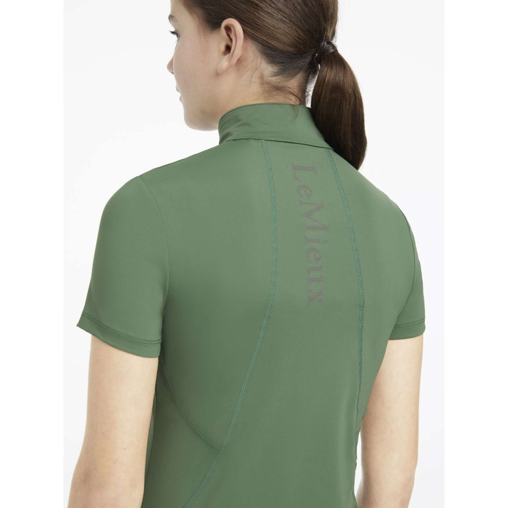 LeMieux Strato di base Young Rider Classique Maniche Corte Hunter Green