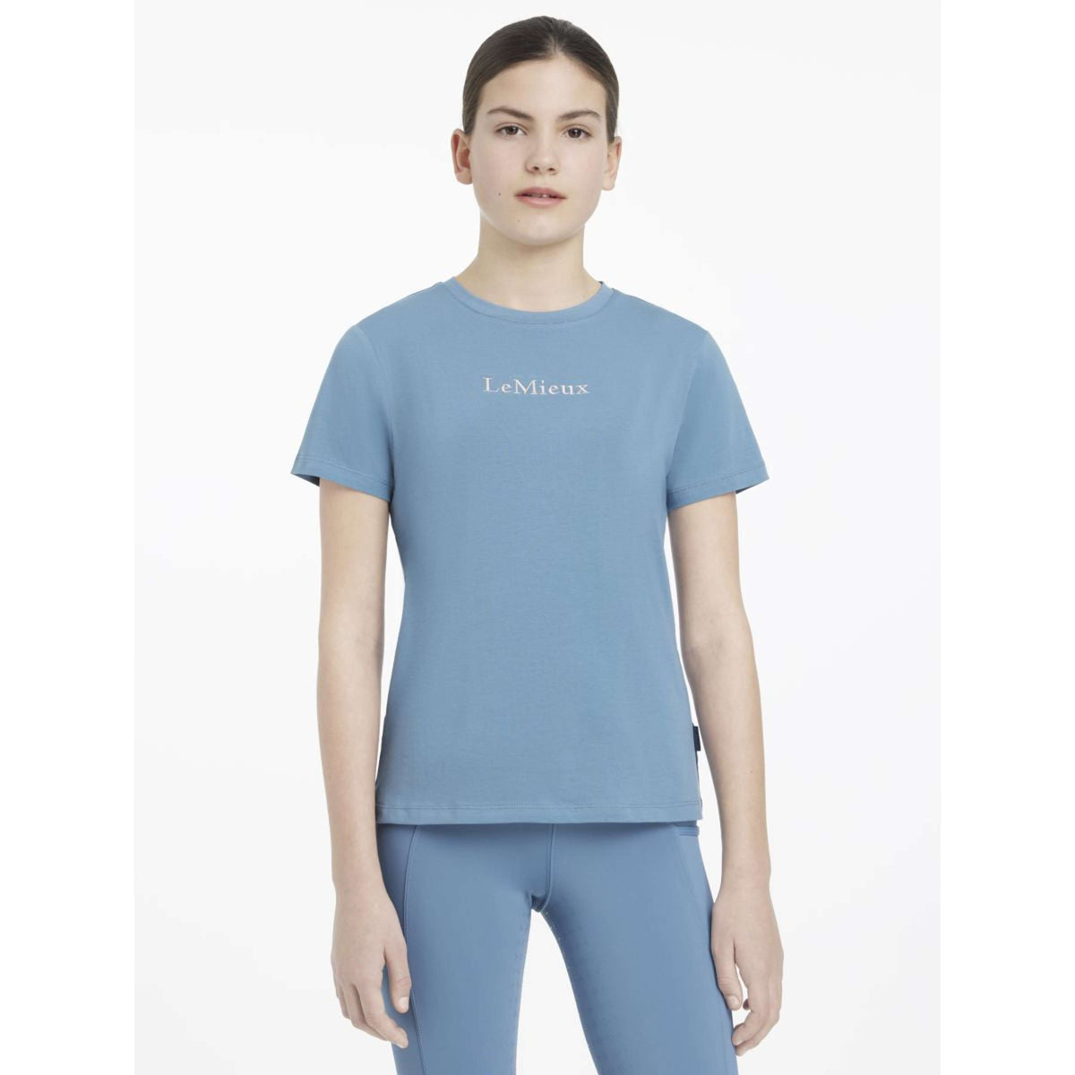 LeMieux Maglietta Young Rider Classique Ice Blue