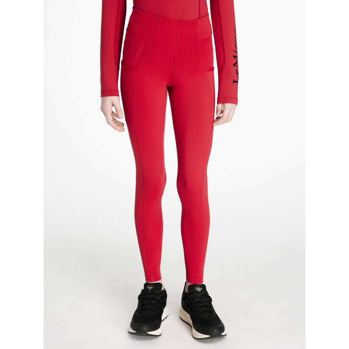 LeMieux Leggings da Equitazione Young Rider Orla Peperoncino