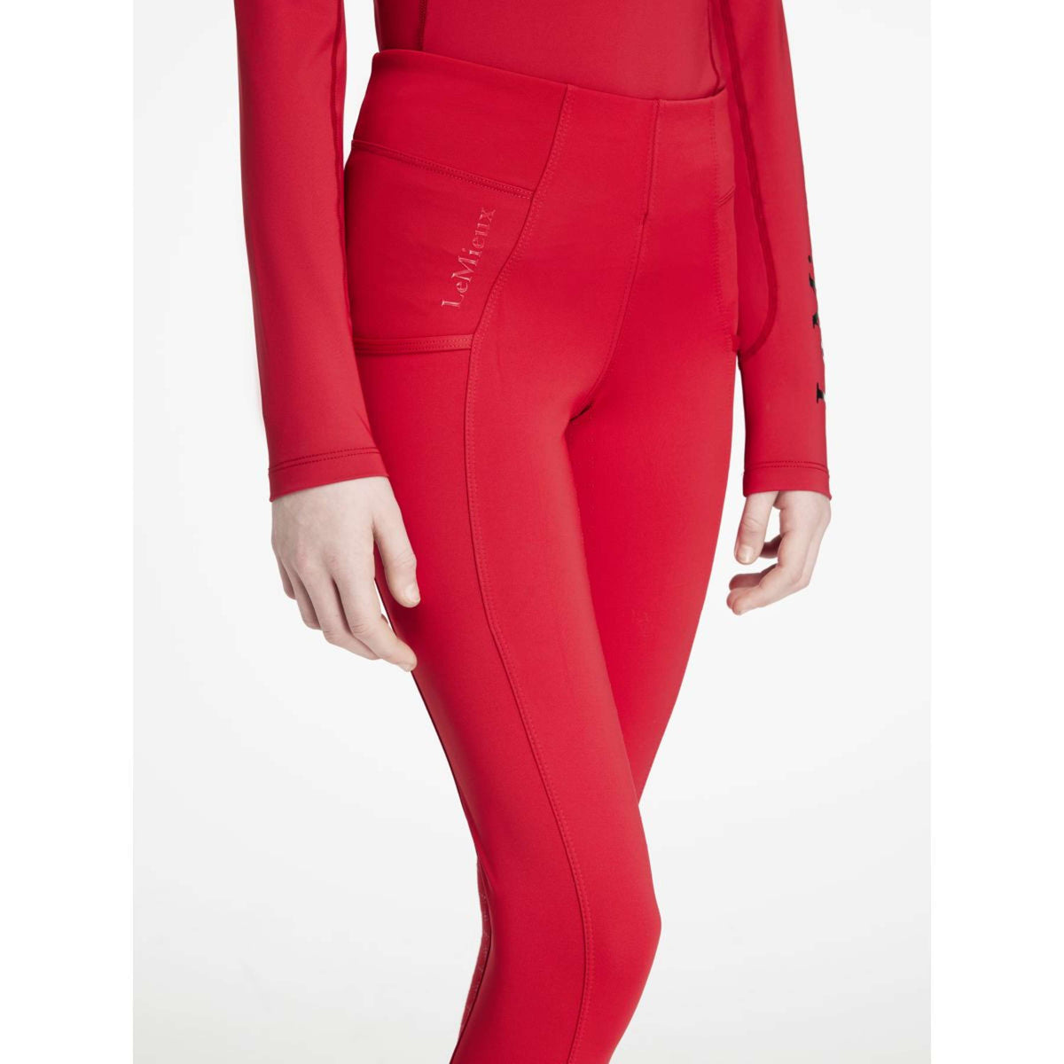 LeMieux Leggings da Equitazione Young Rider Orla Peperoncino