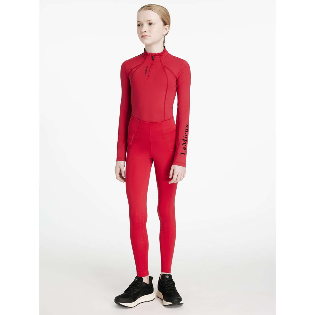 LeMieux Leggings da Equitazione Young Rider Orla Peperoncino