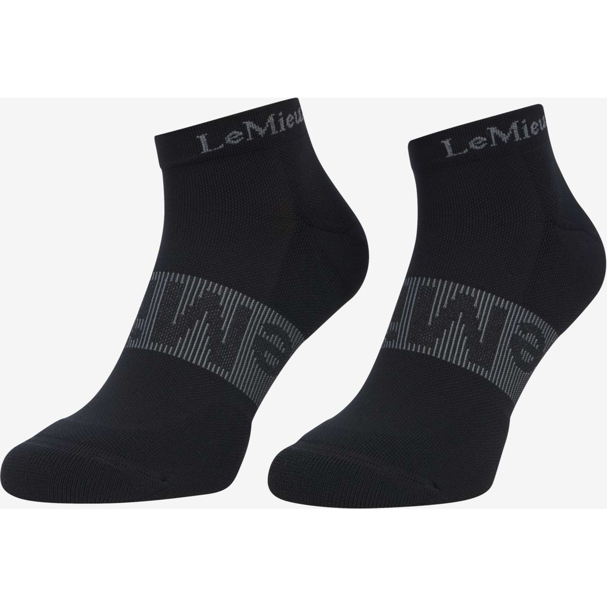 LeMieux Calzini Trainer 3 Pack Nero