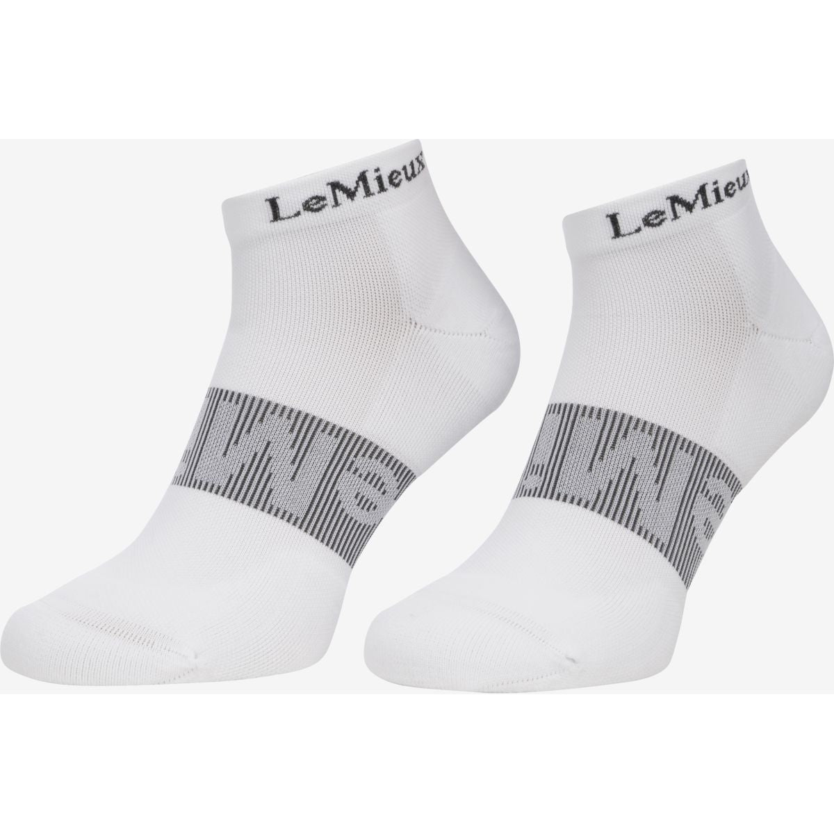 LeMieux Calzini Trainer 3 Pack Bianco