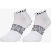 LeMieux Calzini Trainer 3 Pack Bianco