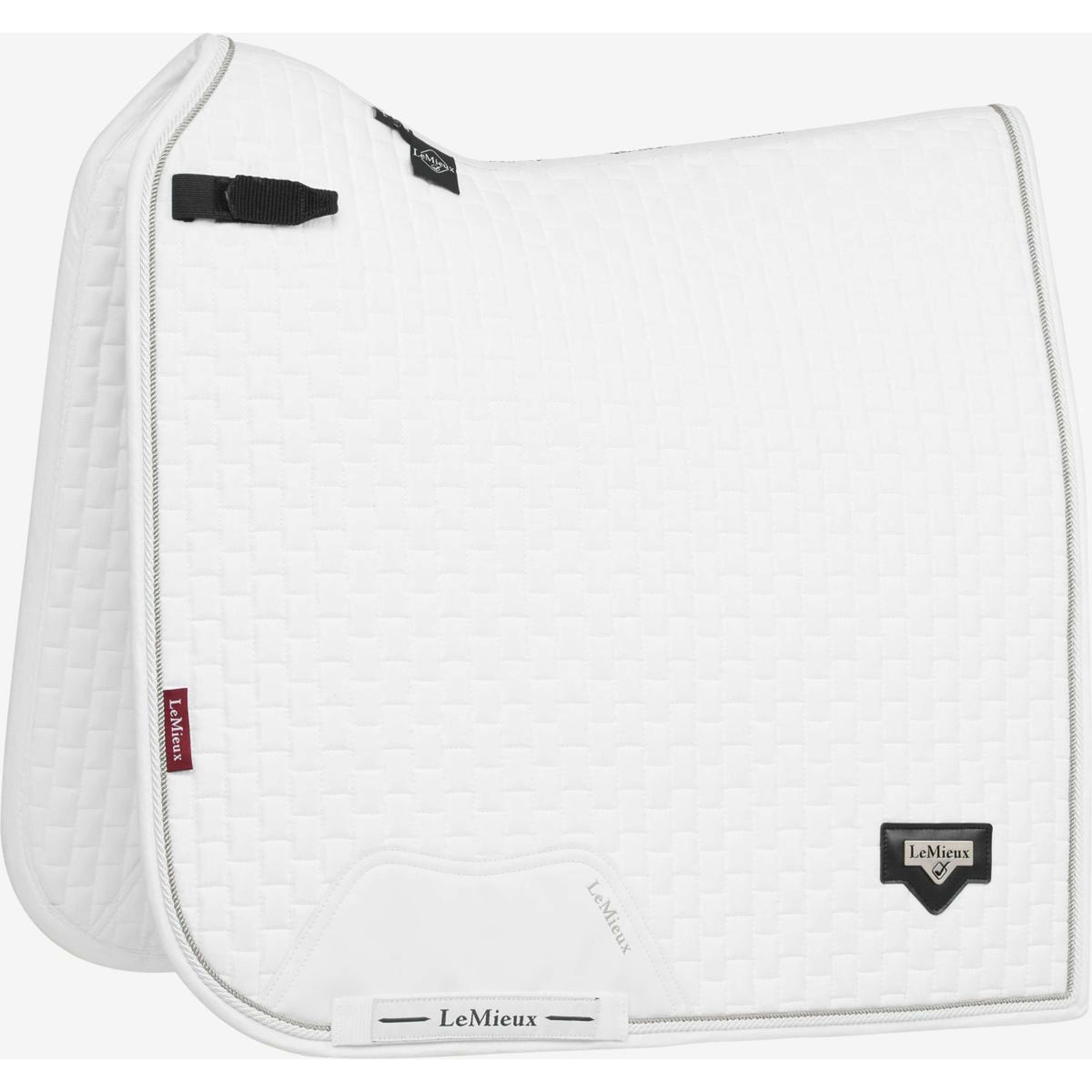 LeMieux Sottosella Puissance Suede Dressage Bianco